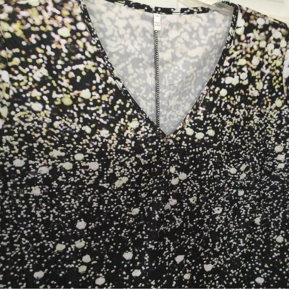 2 XL dress. Split in front.